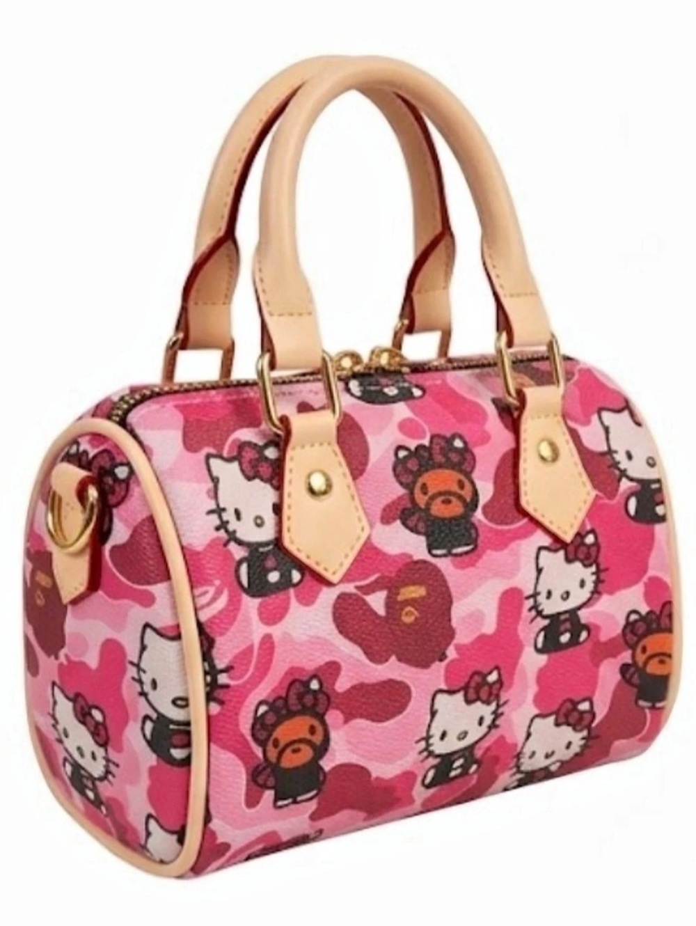 Pink & White Camo